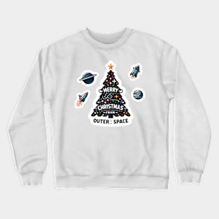 Cosmic Christmas Adventure Crewneck Sweatshirt